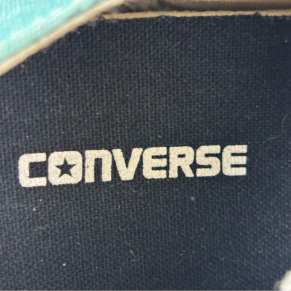 Converse All Star Sneakers Low-Top Stylish Lace Up Casual Shoes Teal Size 5